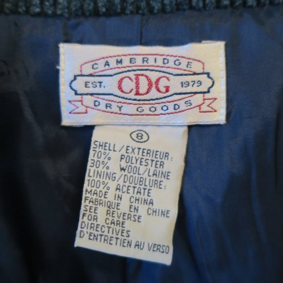 Cambridge Dry Goods Patchwork Vest Size 8 - Picture 3 of 4